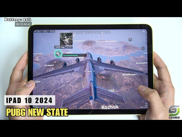 iPad 10 test game PUBG New State 2024 | Apple A14 Bionic