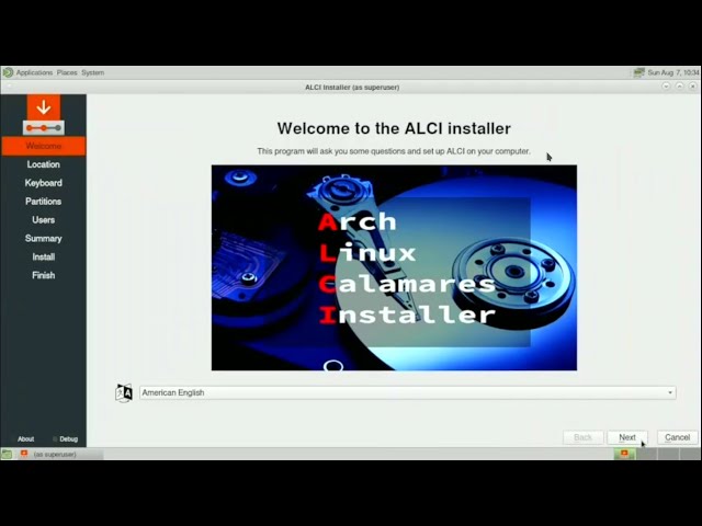 What a Surprise!!! Install Arch Linux using Calamares Installer.