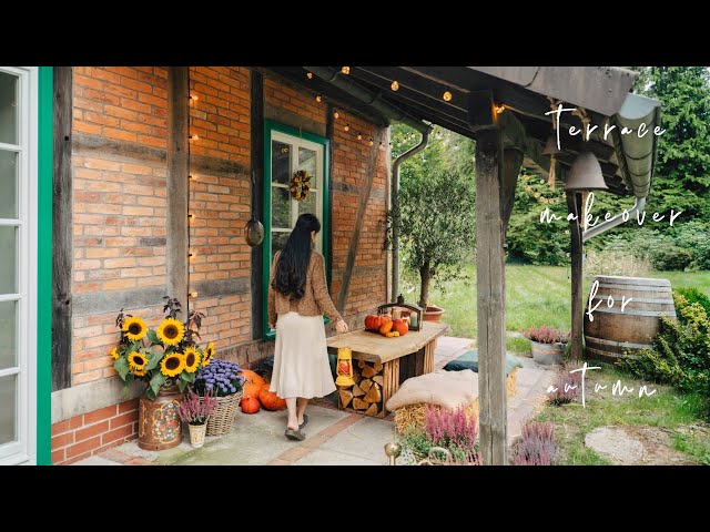 #54 Makeover Our Countryside Terrace | DIY Autumn Decorating Ideas