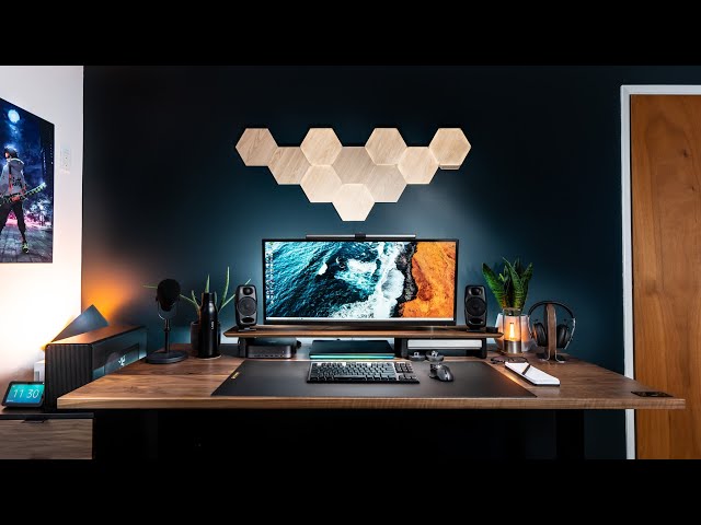 The DREAM Desk Setup and Office Tour - Modern & Simple!