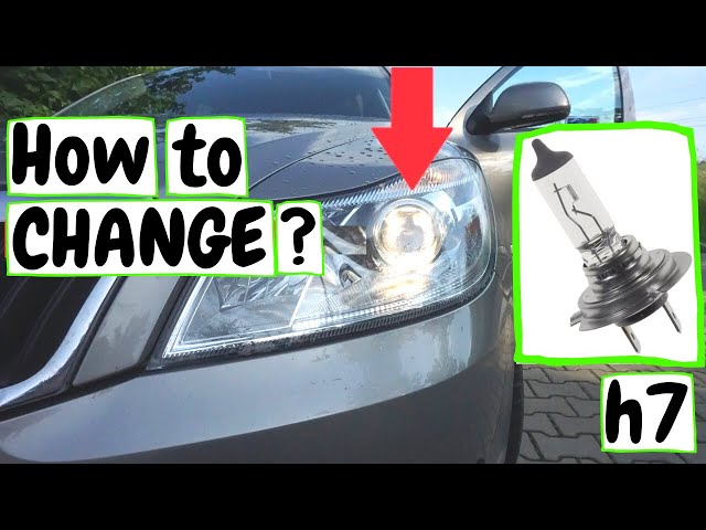 Skoda Octavia 1, 2, 3: Changing headlight beam bulb💡 – How to change light bulb?