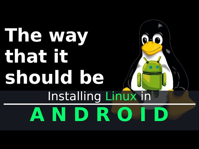 Install Linux in Android | fossfrog