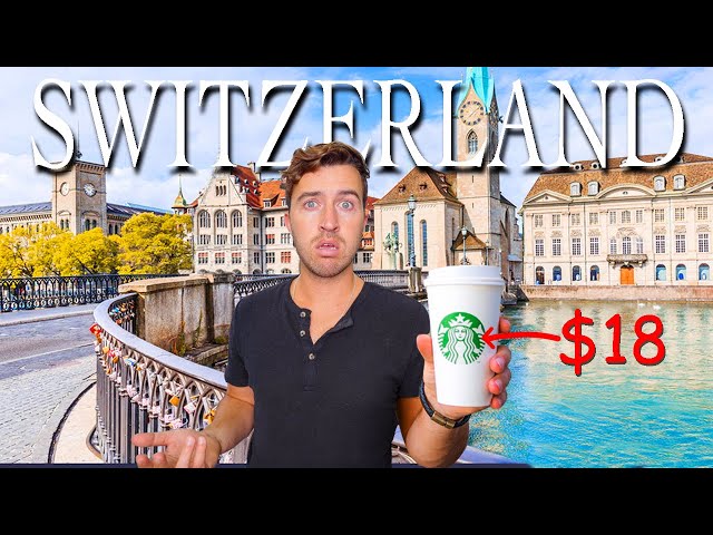 What Can $100 Get in SWITZERLAND (World's Most Expensive Country)