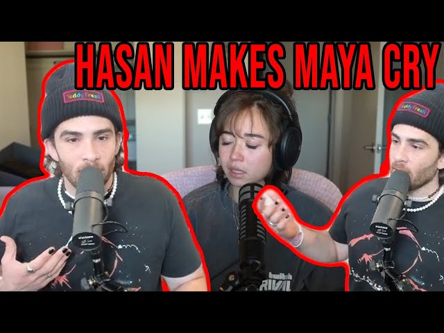 HasanAbi makes Maya cry and gets called out on it (Hasan rolled by chat)