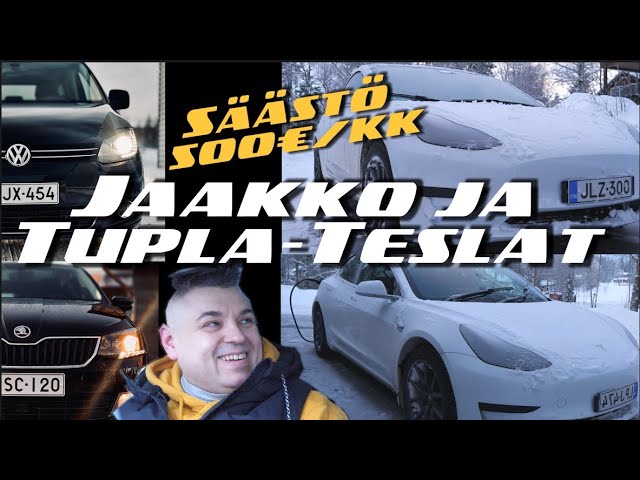 55. Jaakko ja Tupla-Teslat! Jaakko säästää kahdella sähköautoilla 500€/kk!