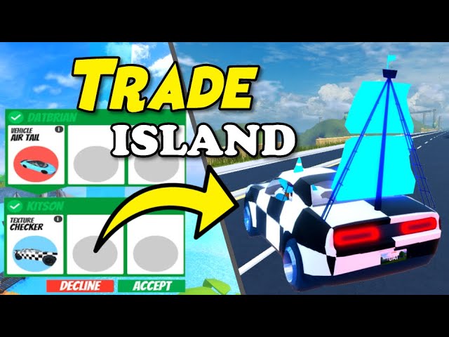 Jailbreak TRADE ISLAND Expansion! Limited SAIL WING Spoiler (Roblox Jailbreak)