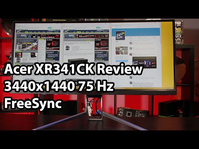 Acer XR341CK 34-in 3440x1440 75Hz IPS FreeSync UltraWide Monitor Review