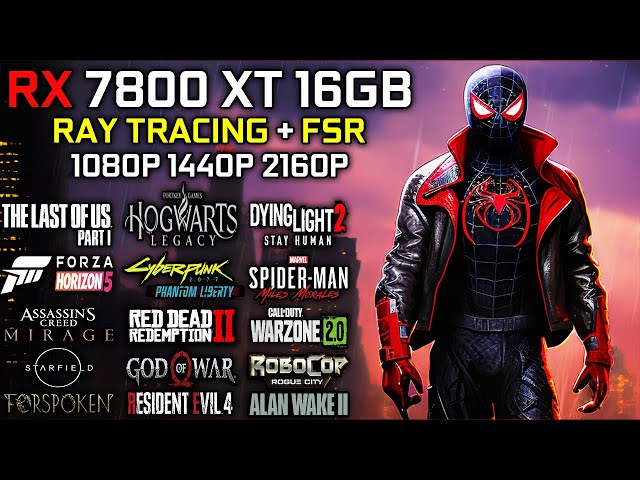 RX 7800 XT + RYZEN 7 5800X3D | Test in 25 Games | 1080p - 1440p & 4K | Detailed Test 🔥 | 2023