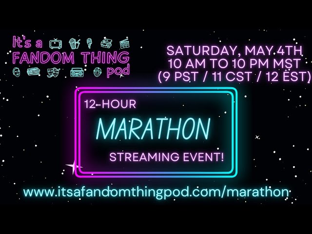 Third-Annual Marathon Streaming Event