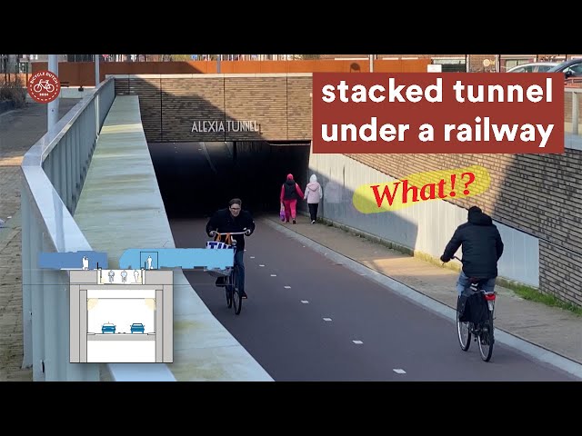 A unique stacked tunnel in Hilversum (NL)