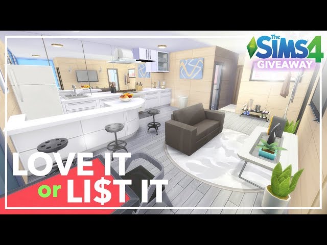 LOVE IT or LIST IT: 1312 21 Chic St ~ Sims 4 Renovation (City Living + Base Game)