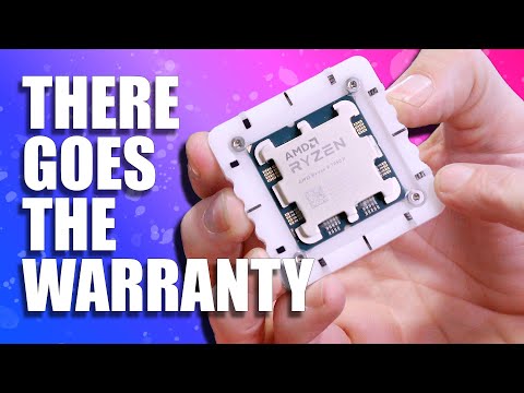 Modifying the 7950X CPU for better thermals... VOIDED WARRANTY!
