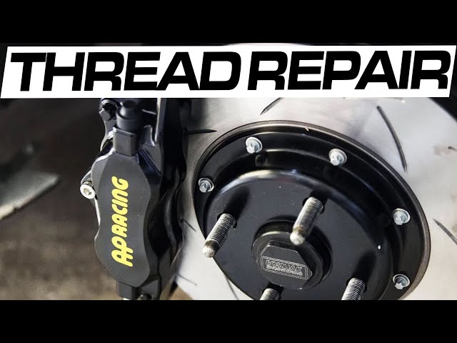 Fixing Stripped Threads: Helicoil Thread Repair on Brake Caliper Mount
