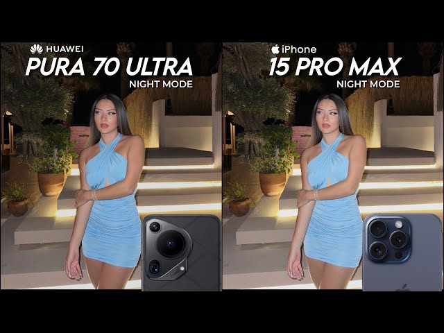 Huawei Pura 70 Ultra VS iPhone 15 Pro Max | Night Mode | Camera Test Comparison