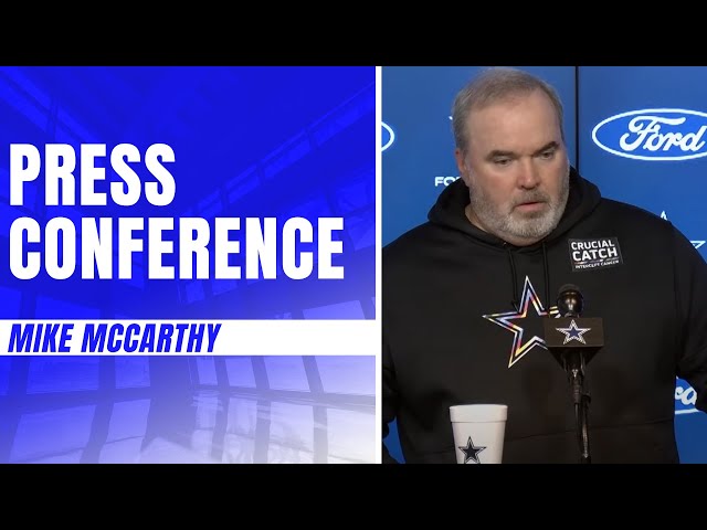 Head Coach Mike McCarthy: We Need This Win | #NYGvsDAL | Dallas Cowboys 2023