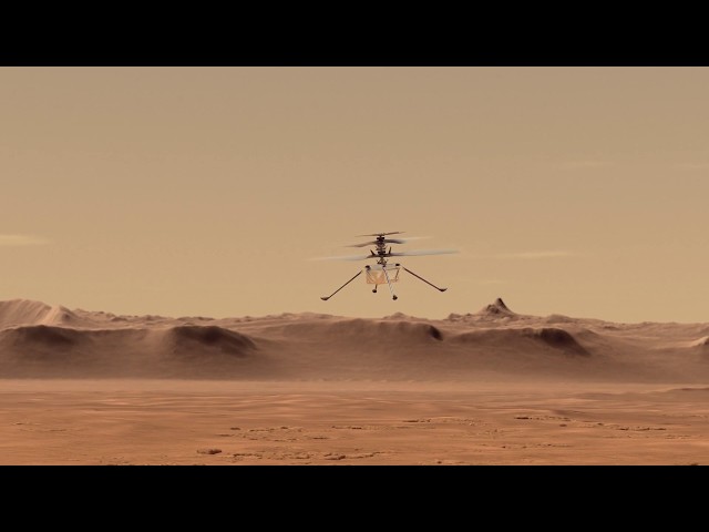 NASA Mars Helicopter Ingenuity Animations