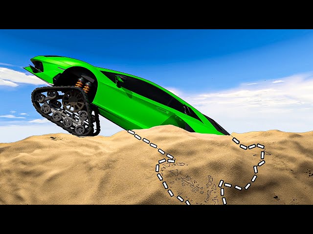 Testing cars vs quicksand in GTA 5