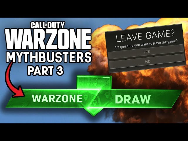Warzone Mythbusters - Can You Draw? FINALE!