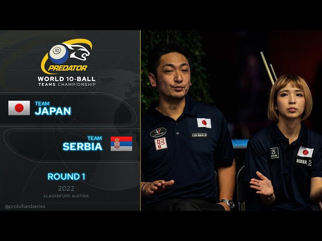 Serbia vs Japan ▸ Predator World Teams Championship ▸ 10-Ball