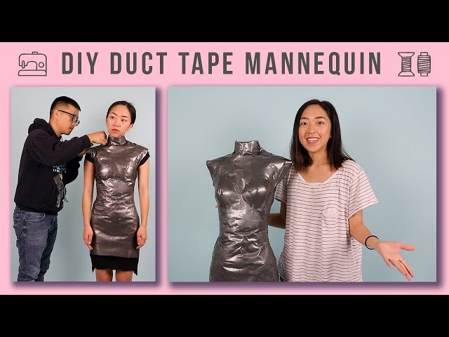 DIY Duct Tape Mannequin | Under $20 Dress Form!