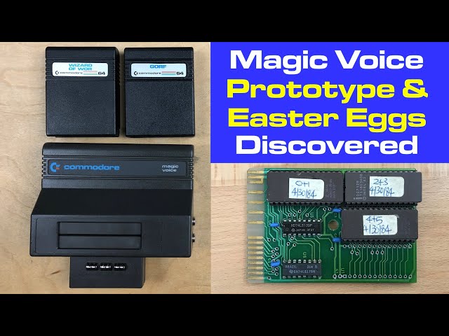Commodore Magic Voice Software Prototype and Easter Eggs