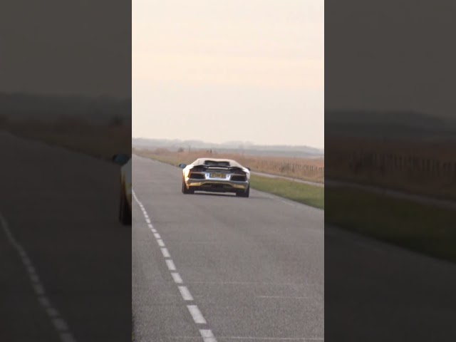 Lamborghini Aventador LP700 SPITTING HUGE FLAMES!