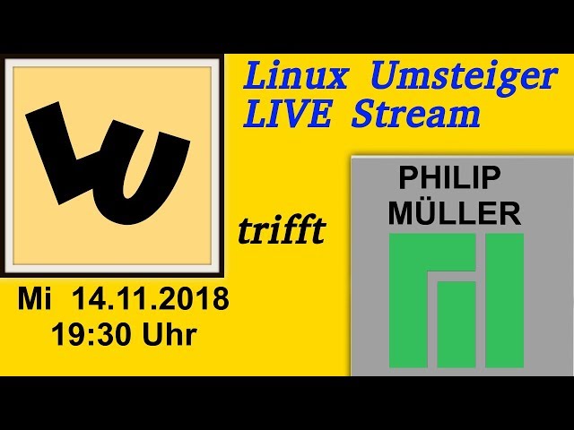 LIVE Gespräch : Linux Umsteiger trifft Philip Müller (MANJARO) - Arch Linux