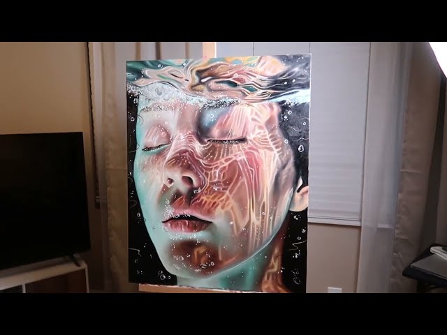 Hyper Realistic Painting Time Lapse - “Hold”