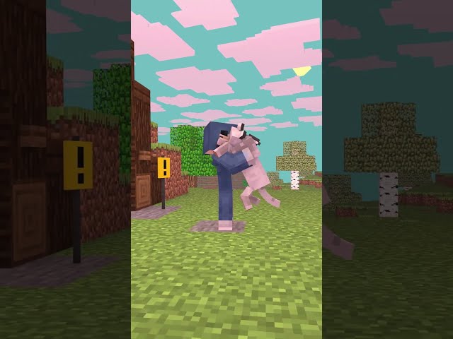 When you leave your Minecraft Dog...
