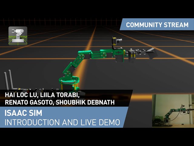 Introduction and Live Demo in Isaac Sim | Omniverse Community Stream
