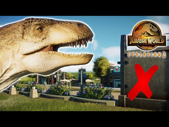 TIP: NO FENCES! Better dinosaur exhibits in Jurassic World Evolution 2 sandbox