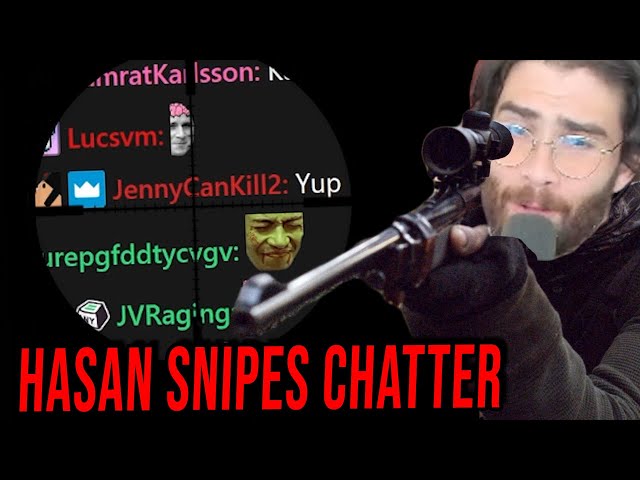 HasanAbi snipes chatters comment (wasn't lying about seeing all the comments)