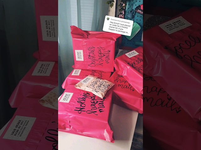 packaging orders 🥰  #smallbiz #BTS #packingorders