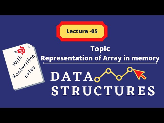 Lecture 05- Reperesentation of Linear Array in Memory Urdu/Hindi