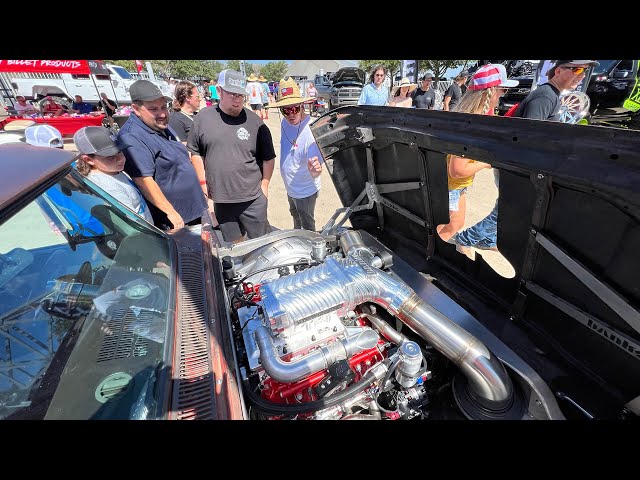 Texans react to our supercharged diesel '66 Chevy pickup