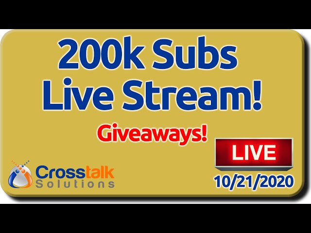 200k Subs Live Stream! - 10/21/2020