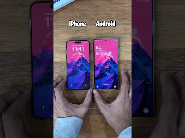 iPhone vs Android - Impossible 🤯