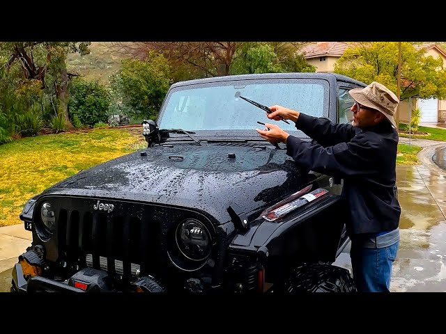 How to Change Jeep Windshield Wipers - Front and Rear