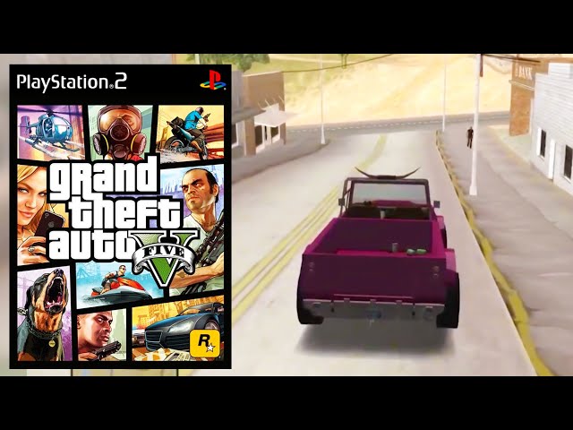 Playing GTA 5 on PS2...