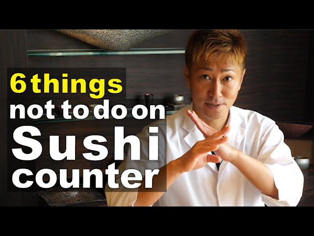 How to eat Sushi on Sushi Counter by Michelin Sushi Chef