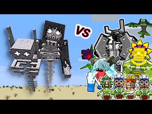 Corrupted Champion Vs. Mowzie's Mobs Monsters in Minecraft