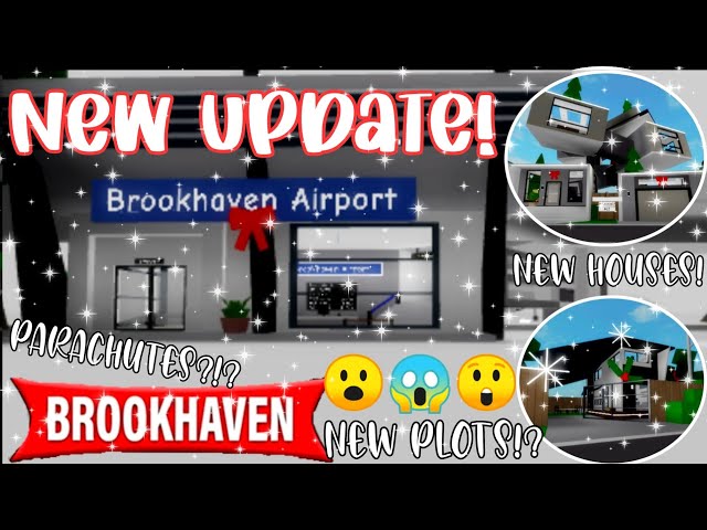 NEW UPDATE?!? | Parachutes, New Plots, Houses, and MORE! | ROBLOX Brookhaven (December 18, 2020)