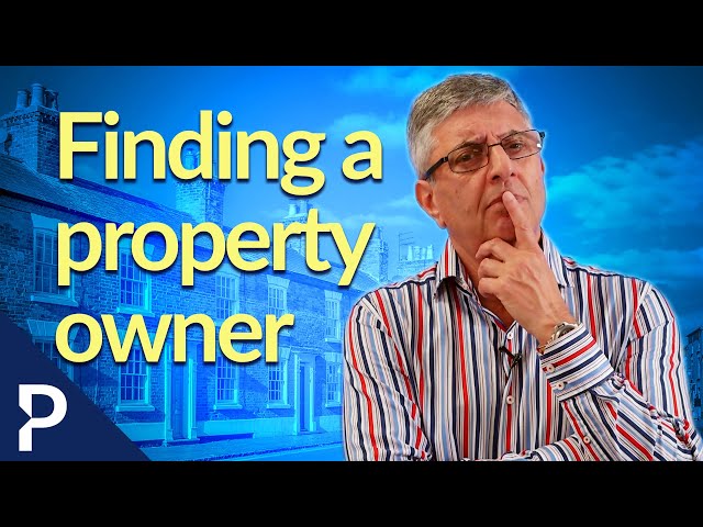 How to find the owner of a UK property