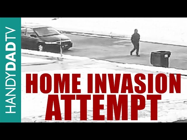 Home Invasion Attempt caught on Surveillance
