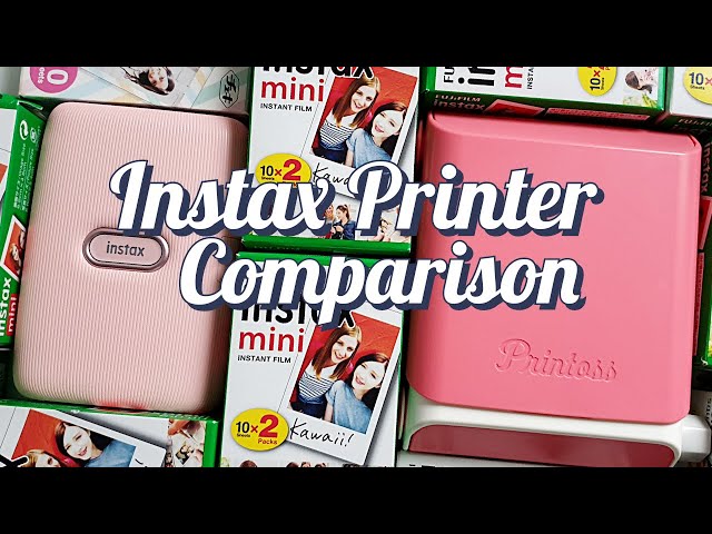 Instax Printer Comparison, INSTAX MiniLink VS Printoss (KIIPIX) Is cheaper printer better?