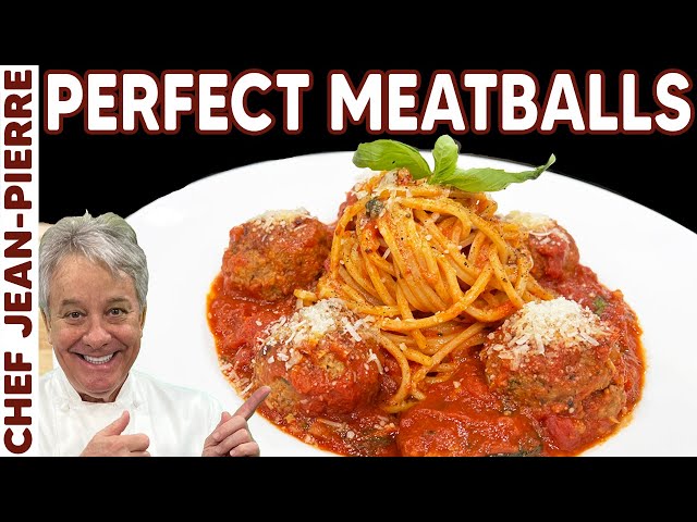 The BEST Spaghetti and Meatballs Recipe | Chef Jean-Pierre