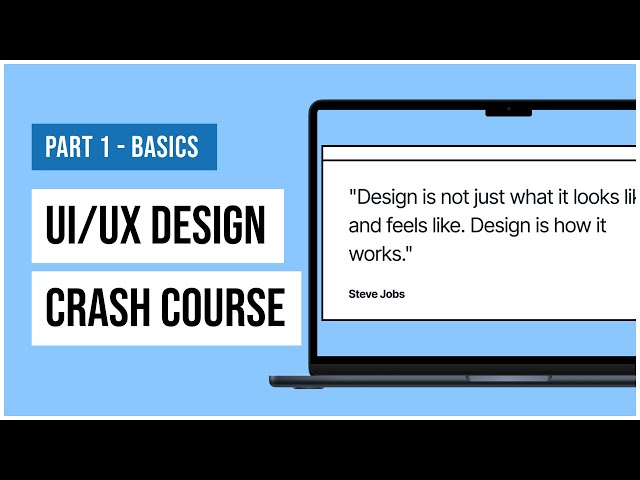 UX/UI Design Crash Course | Part 1 - Basics 🌼