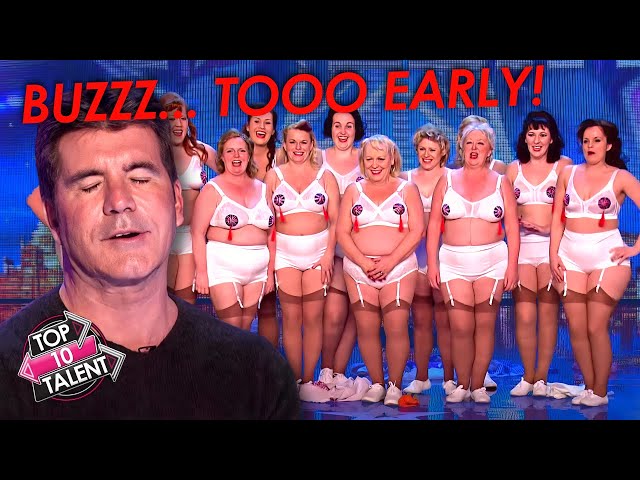 Simon Buzzed TOO SOON! Naughty Women Dancers Had a Special SURPRISE