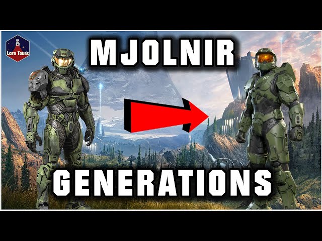 Mjolnir Armor Generations Explained - Halo Lore