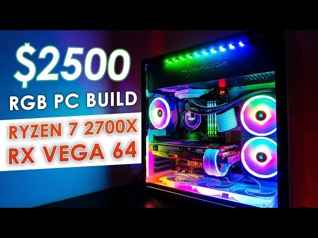 $2500 AMD RGB PC Build - Ryzen 7 2700X & RX Vega 64